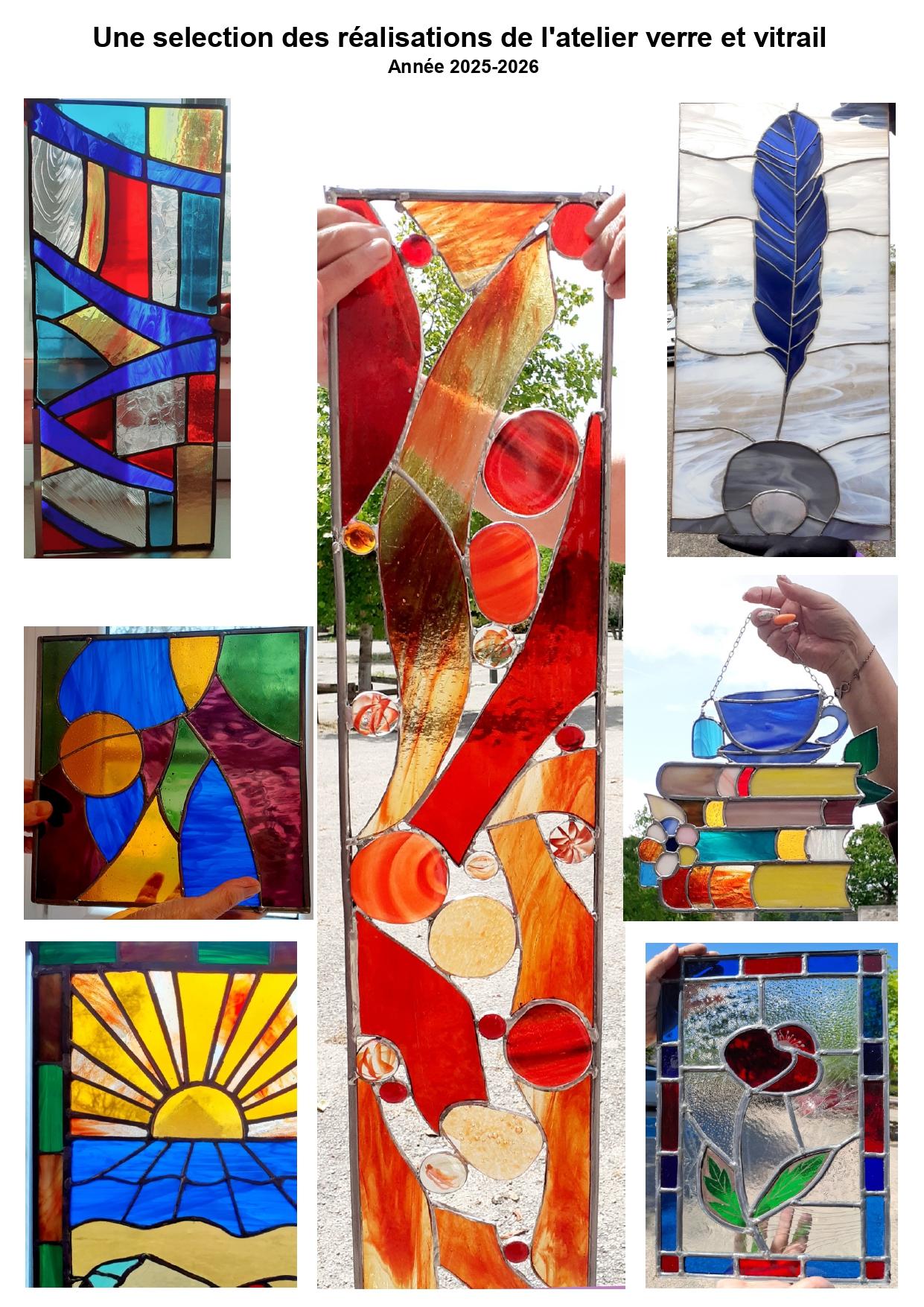Realisations atelier vitrail